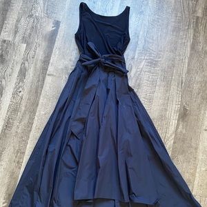 Navy Blue Classic Ralph Lauren Wrap Gown
